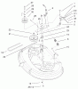 Toro 71226 (16-38XLE) - 16-38XLE Lawn Tractor, 2001 (210000001-210999999) Ersatzteile 38" DECK BLADE DRIVE & BRAKE ASSEMBLY