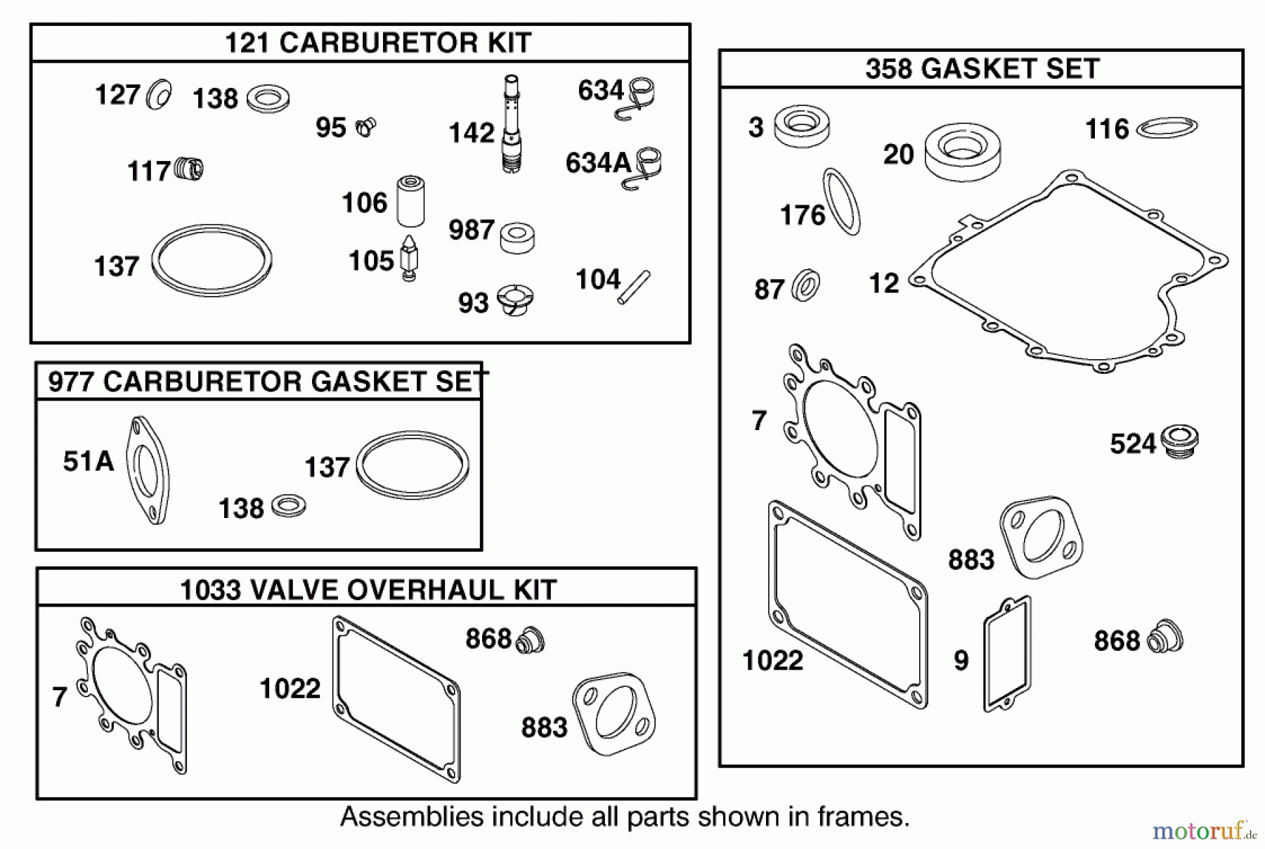 Toro Neu Mowers, Lawn & Garden Tractor Seite 1 71223 (16-38XL) - Toro 16-38XL Lawn Tractor, 2001 (210000001-210999999) ENGINE BRIGGS & STRATTON MODEL 28Q777-0690-E1 #9