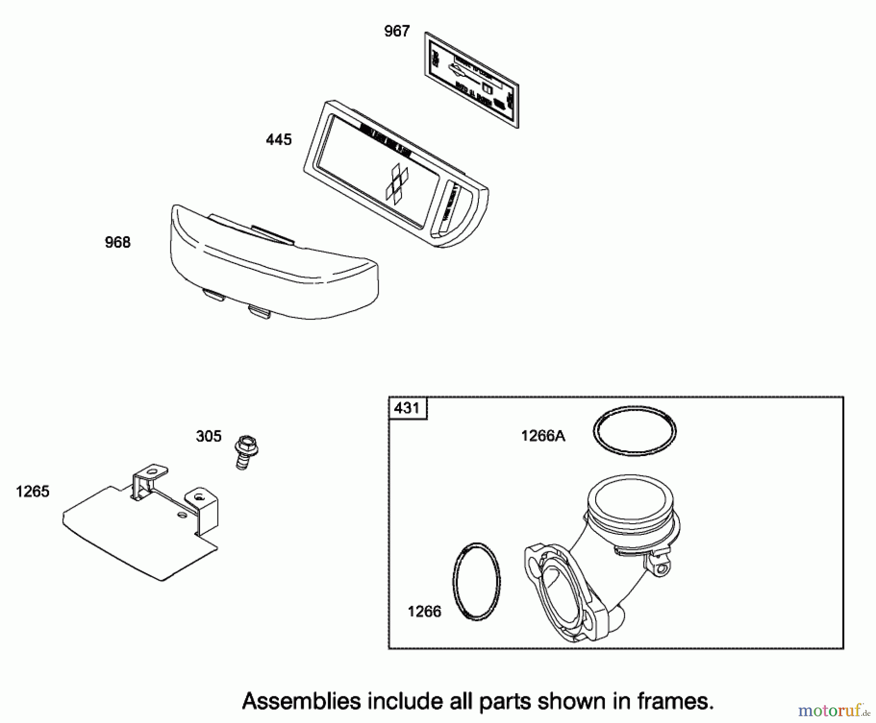 Toro Neu Mowers, Lawn & Garden Tractor Seite 1 71226 (16-38XLE) - Toro 16-38XLE Lawn Tractor, 2002 (220010001-220999999) AIR CLEANER ASSEMBLY ENGINE BRIGGS AND STRATTON MODEL 286H77-0121-E1
