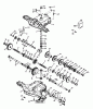 Toro 71226 (16-38XLE) - 16-38XLE Lawn Tractor, 2002 (220010001-220999999) Ersatzteile PEERLESS TRANSAXLE MODEL MST 205-509