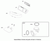 Toro 71223 (16-38XL) - 16-38XL Lawn Tractor, 2003 (230000001-230999999) Ersatzteile AIR CLEANER ASSEMBLY ENGINE BRIGGS AND STRATTON MODEL 286H77-0121-E1