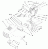 Toro 71223 (16-38XL) - 16-38XL Lawn Tractor, 2003 (230000001-230999999) Ersatzteile HOOD AND TOWER ASSEMBLY