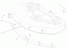 Toro 79104 - 44" Vacuum Bagger, XL Series Lawn Tractors, 2000 (200000001-200999999) Ersatzteile BAFFLE ASSEMBLY
