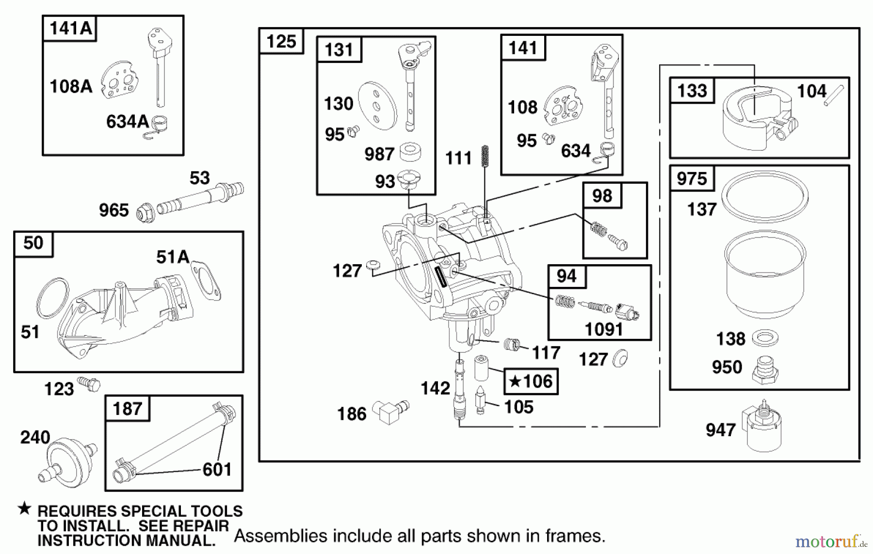 Toro Neu Mowers, Lawn & Garden Tractor Seite 1 71225 (16-38HXL) - Toro 16-38HXL Lawn Tractor, 2000 (200000001-200999999) ENGINE BRIGGS & STRATTON MODEL 28Q777-0690-E1 #4