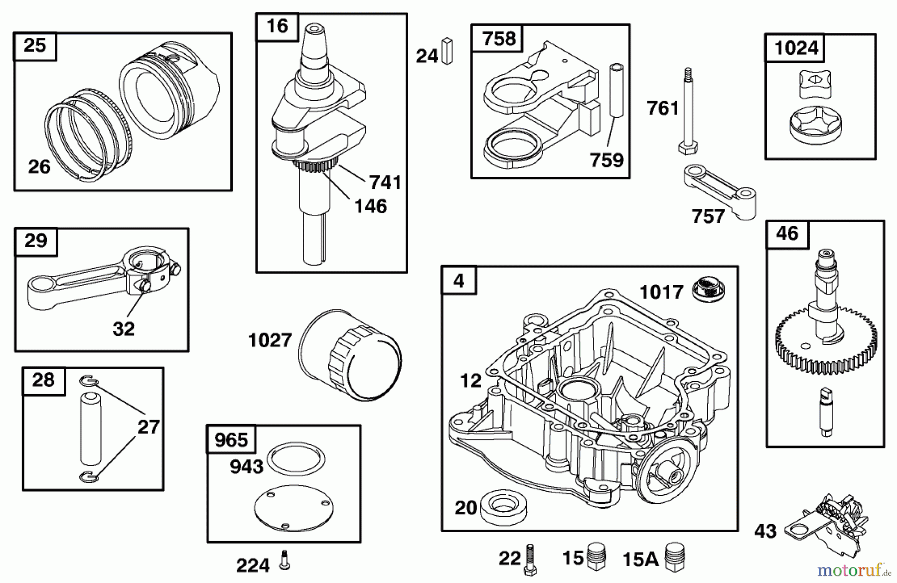  Toro Neu Mowers, Lawn & Garden Tractor Seite 1 71227 (16-38HXL) - Toro 16-38HXL Lawn Tractor, 2001 (210000001-210999999) ENGINE BRIGGS & STRATTON MODEL 28Q777-0690-E1 #3