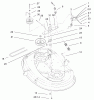 Toro 71227 (16-38HXL) - 16-38HXL Lawn Tractor, 2002 (220010001-220999999) Ersatzteile DECK BLADE DRIVE & BRAKING ASSEMBLY