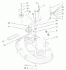 Toro 71227 (16-38HXL) - 16-38HXL Lawn Tractor, 2003 (230000001-230999999) Ersatzteile DECK BLADE DRIVE & BRAKING ASSEMBLY