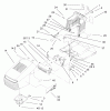 Toro 71227 (16-38HXL) - 16-38HXL Lawn Tractor, 2003 (230000001-230999999) Ersatzteile HOOD AND TOWER ASSEMBLY