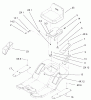 Toro 71227 (16-38HXL) - 16-38HXL Lawn Tractor, 2003 (230000001-230999999) Ersatzteile REAR BODY AND SEAT ASSEMBLY