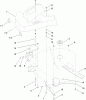 Toro 79104 - 44" Vacuum Bagger, XL Series Lawn Tractors, 2010 (310000001-310999999) Ersatzteile 44 INCH DECK COMPONENT ASSEMBLY