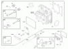 Toro 71227 (16-38HXL) - 16-38HXL Lawn Tractor, 2004 (240000001-240999999) Ersatzteile CYLINDER HEAD ASSEMBLY BRIGGS AND STRATTON MODEL 286H77-0121-E1
