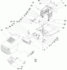 Toro 71227 (16-38HXL) - 16-38HXL Lawn Tractor, 2004 (240000001-240999999) Ersatzteile HOOD AND TOWER ASSEMBLY