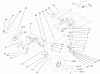 Toro 71227 (16-38HXL) - 16-38HXL Lawn Tractor, 2004 (240000001-240999999) Ersatzteile STEERING COMPONENTS ASSEMBLY