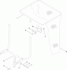 Toro 79104 - 44" Vacuum Bagger, XL Series Lawn Tractors, 2010 (310000001-310999999) Ersatzteile BAG AND FRAME ASSEMBLY