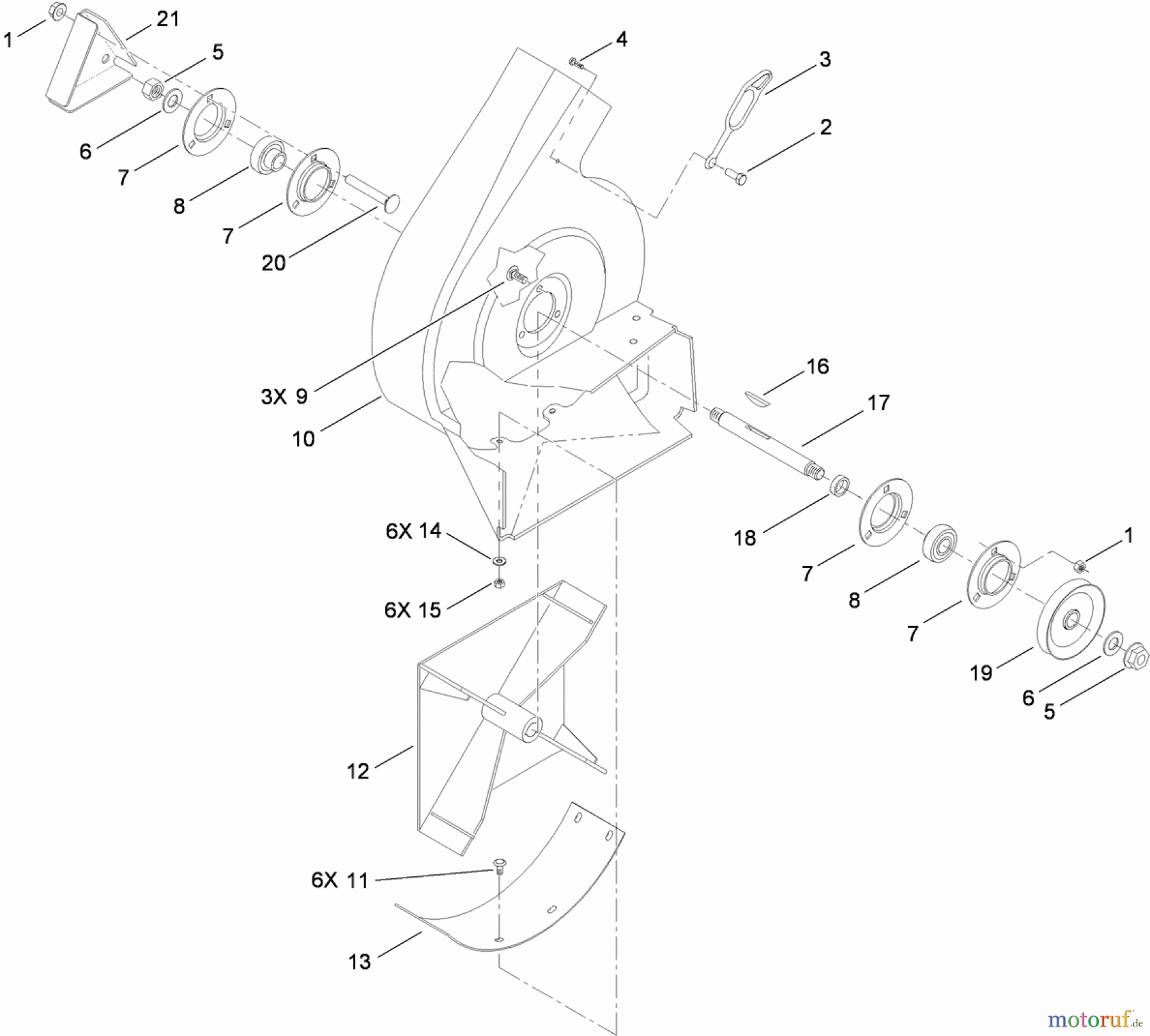 Toro Neu Accessories, Mower 79104 - Toro 44