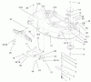 Toro 71228 (17-44HXL) - 17-44HXL Lawn Tractor, 2001 (210000001-210999999) Ersatzteile DECK, SPINDLE AND BLADE ASSEMBLY