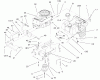 Toro 71228 (17-44HXL) - 17-44HXL Lawn Tractor, 2001 (210000001-210999999) Ersatzteile ENGINE SYSTEM ASSEMBLY