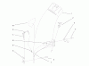 Toro 79117 - 38" Easy Empty Bagger, XL Series Lawn Tractors, 1997 (7900001-7999999) Ersatzteile CHUTE ASSEMBLY #94-6036
