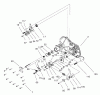 Toro 71233 (17-44HXL) - 17-44HXL Indy Special Edition Lawn Tractor, 2002 (220000001-220999999) Ersatzteile HOUSING AND BEARING ASSEMBLY
