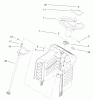 Toro 71233 (17-44HXL) - 17-44HXL Indy Special Edition Lawn Tractor, 2002 (220000001-220999999) Ersatzteile STEERING ASSEMBLY #2