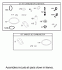 Toro 71233 (17-44HXL) - 17-44HXL Indy Special Edition Lawn Tractor, 2003 (230000001-230999999) Ersatzteile CARBURETOR OVERHAUL KIT ASSEMBLY BRIGGS AND STRATTON MODEL 31F777-0123-E1