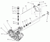 Toro 71233 (17-44HXL) - 17-44HXL Indy Special Edition Lawn Tractor, 2003 (230000001-230999999) Ersatzteile TRANSAXLE MAIN HOUSING AND BEARING ASSEMBLY