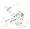 Toro 71233 (17-44HXL) - 17-44HXL Indy Special Edition Lawn Tractor, 2003 (230000001-230999999) Ersatzteile TRANSAXLE SIDE HOUSING AND BEARING ASSEMBLY