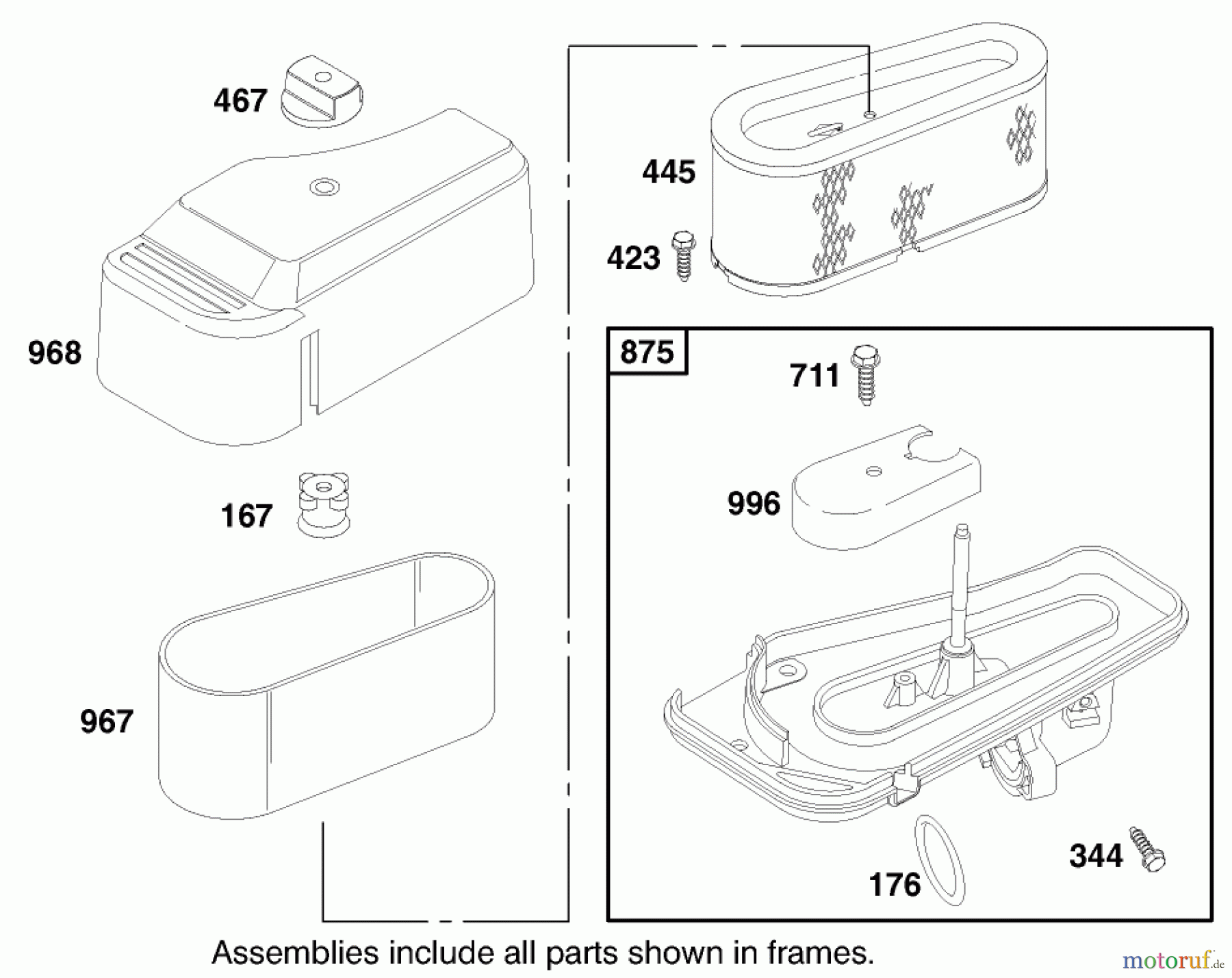 Toro Neu Mowers, Lawn & Garden Tractor Seite 1 71240 (15-38HXL) - Toro 15-38HXL Lawn Tractor, 1999 (9900001-9999999) ENGINE BRIGGS & STRATTON MODEL 28Q777-0690-E1 #5
