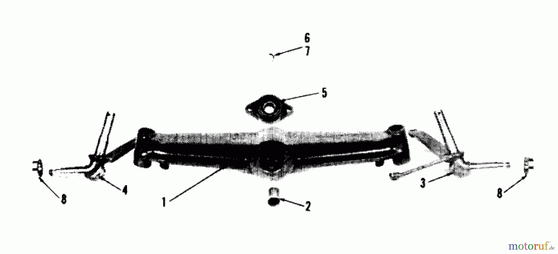 Toro Neu Accessories 80481 - Toro Heavy-Duty Axle, 1979 PARTS LIST FOR HEAVY DUTY FRONT AXLE FACTORY ORDER NUMBER 8-0481
