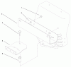 Toro 79117 - 38" Easy Empty Bagger, XL Series Lawn Tractors, 2001 (210000001-210999999) Ersatzteile MOUNTING HARDWARE