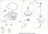 Toro 71253 (XL 440H) - XL 440H Lawn Tractor, 2008 (280000001-280999999) Ersatzteile CRANKCASE ASSEMBLY BRIGGS AND STRATTON MODEL 31P777-0133-E1