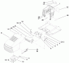 Toro 71253 (XL 440H) - XL 440H Lawn Tractor, 2008 (280000001-280999999) Ersatzteile HOOD AND TOWER ASSEMBLY