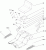 Toro 71253 (XL 440H) - XL 440H Lawn Tractor, 2008 (280000001-280999999) Ersatzteile REAR BODY AND SEAT ASSEMBLY