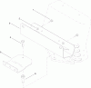 Toro 79117 - 38" Easy Empty Bagger, XL Series Lawn Tractors, 2011 (311000001-311999999) Ersatzteile MOUNTING BRACKET ASSEMBLY