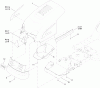 Toro 71255 (XLS 420T) - XLS 420T Lawn Tractor, 2011 (311000001-311999999) Ersatzteile HOOD AND GRILL ASSEMBLY