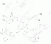 Toro 71255 (XLS 420T) - XLS 420T Lawn Tractor, 2012 (SN 312000001-312999999) Ersatzteile HOOD AND GRILL ASSEMBLY