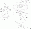 Toro 71257 (XL 320) - XL 320 Lawn Tractor, 2009 (290000001-290999999) Ersatzteile 32 INCH DECK COMPONENT ASSEMBLY