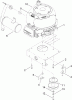 Toro 71257 (XL 320) - XL 320 Lawn Tractor, 2009 (290000001-290999999) Ersatzteile ENGINE AND MUFFLER ASSEMBLY