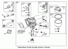 Toro 71283 (17-44HXLE) - 17-44HXLE Lawn Tractor, 2002 (220010001-220999999) Ersatzteile CARBURETOR ASSEMBLY ENGINE BRIGGS AND STRATTON MODEL 31F777-0123-E1