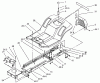 Toro 71283 (17-44HXLE) - 17-44HXLE Lawn Tractor, 2002 (220010001-220999999) Ersatzteile FRAME AND BODY ASSEMBLY