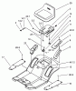 Toro 71283 (17-44HXLE) - 17-44HXLE Lawn Tractor, 2002 (220010001-220999999) Ersatzteile REAR BODY AND SEAT ASSEMBLY