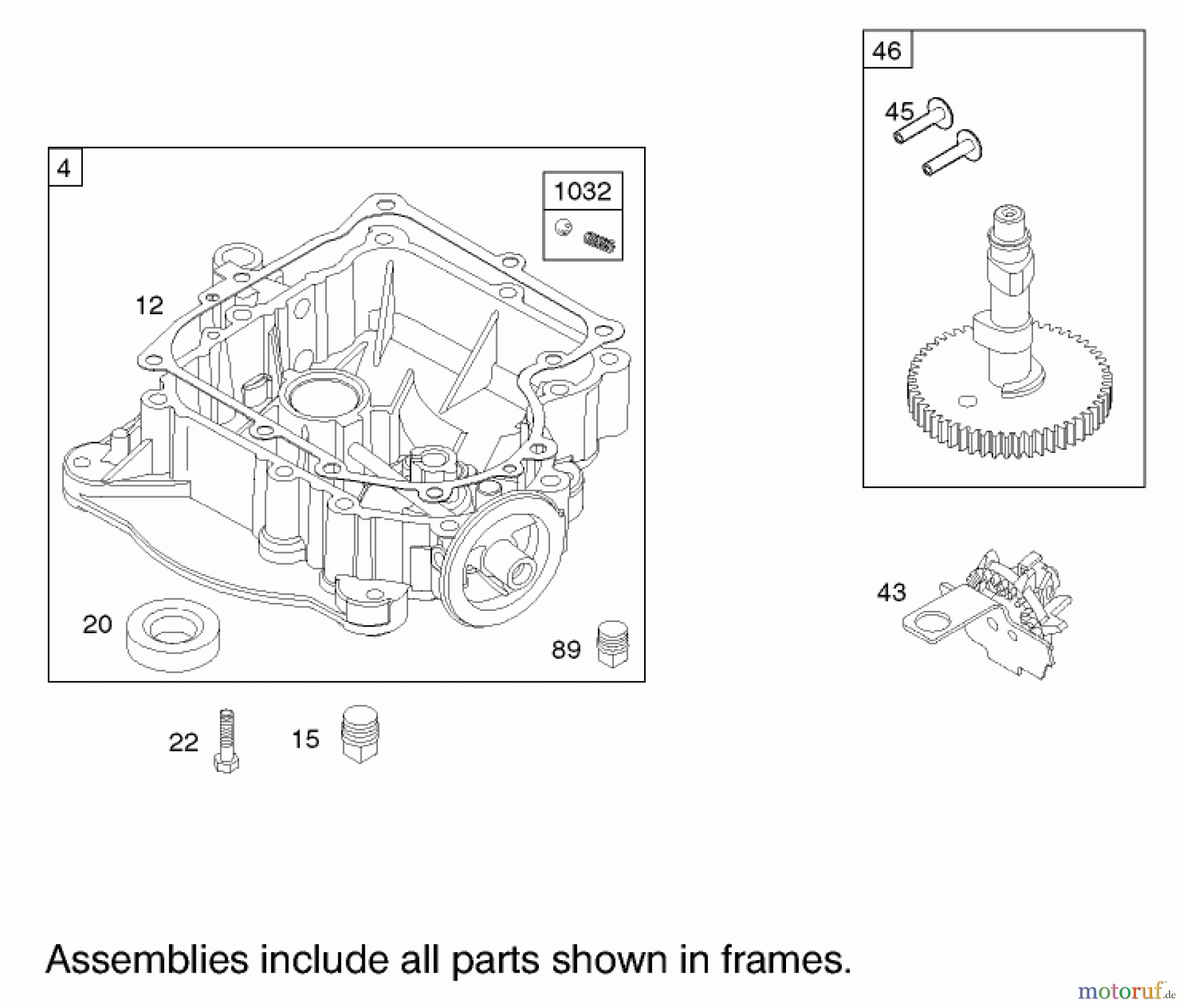 Toro Neu Mowers, Lawn & Garden Tractor Seite 1 71283 (17-44HXLE) - Toro 17-44HXLE Lawn Tractor, 2003 (230000001-230999999) CRANKCASE ASSEMBLY BRIGGS AND STRATTON 31F777-0123-E1