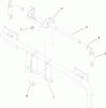 Toro 79155 - 48" and 52" Bagger, TITAN Zero-Turn-Radius Riding Mower, 2008 (280000001-280999999) Ersatzteile BAGGER MOUNT ASSEMBLY NO. 109-6771