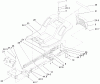 Toro 71283 (17-44HXLE) - 17-44HXLE Lawn Tractor, 2004 (240000001-240999999) Ersatzteile FRAME AND BODY ASSEMBLY