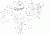 Toro 71285 (18-44HXLE) - 18-44HXLE Lawn Tractor, 2004 (240000001-240999999) Ersatzteile ENGINE SYSTEM ASSEMBLY