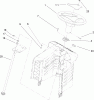 Toro 71286 (XL 440H) - XL 440H Lawn Tractor, 2005 (250000001-250999999) Ersatzteile FIXED STEERING ASSEMBLY