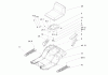 Toro 71286 (XL 440H) - XL 440H Lawn Tractor, 2005 (250000001-250999999) Ersatzteile REAR BODY AND SEAT ASSEMBLY