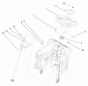 Toro 71301 (12.5-32XLE) - 12.5-32XLE Lawn Tractor, 2001 (210000001-210999999) Ersatzteile FIXED STEERING ASSEMBLY