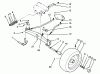 Toro 72040 (244-5) - 244-5 Yard Tractor, 1993 (3900001-3999999) Ersatzteile FRONT AXLE ASSEMBLY