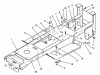 Toro 72040 (244-5) - 244-5 Yard Tractor, 1993 (3900001-3999999) Ersatzteile MAIN FRAME ASSEMBLY